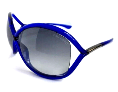 😎 Tom Ford TF9 Whitney Oversized 64mm Blue Women's Sunglasses