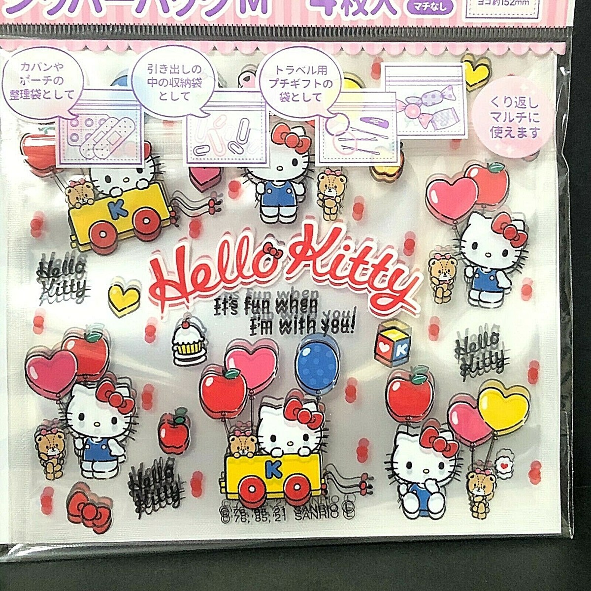 SANRIO★HELLO KITTY ビニールバッグなどセット！【1995年～】 SANRIO☆HELLO KITTY ビニールバッグなどセット！【1995年～】