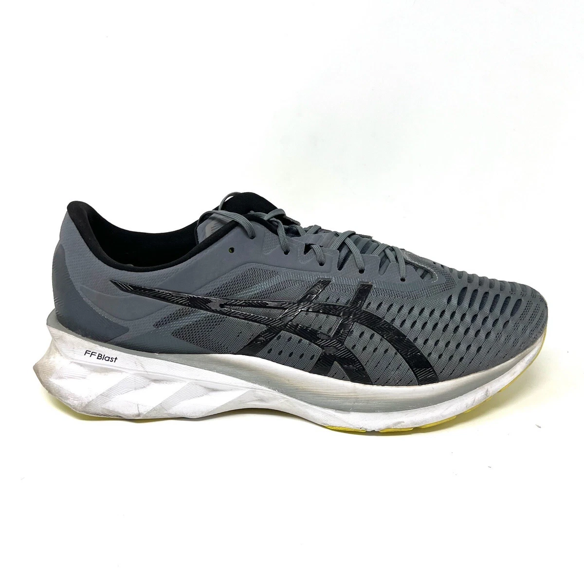 Asics Novablast Sheet Rock Men Size 15 Gray Road Running Sneakers