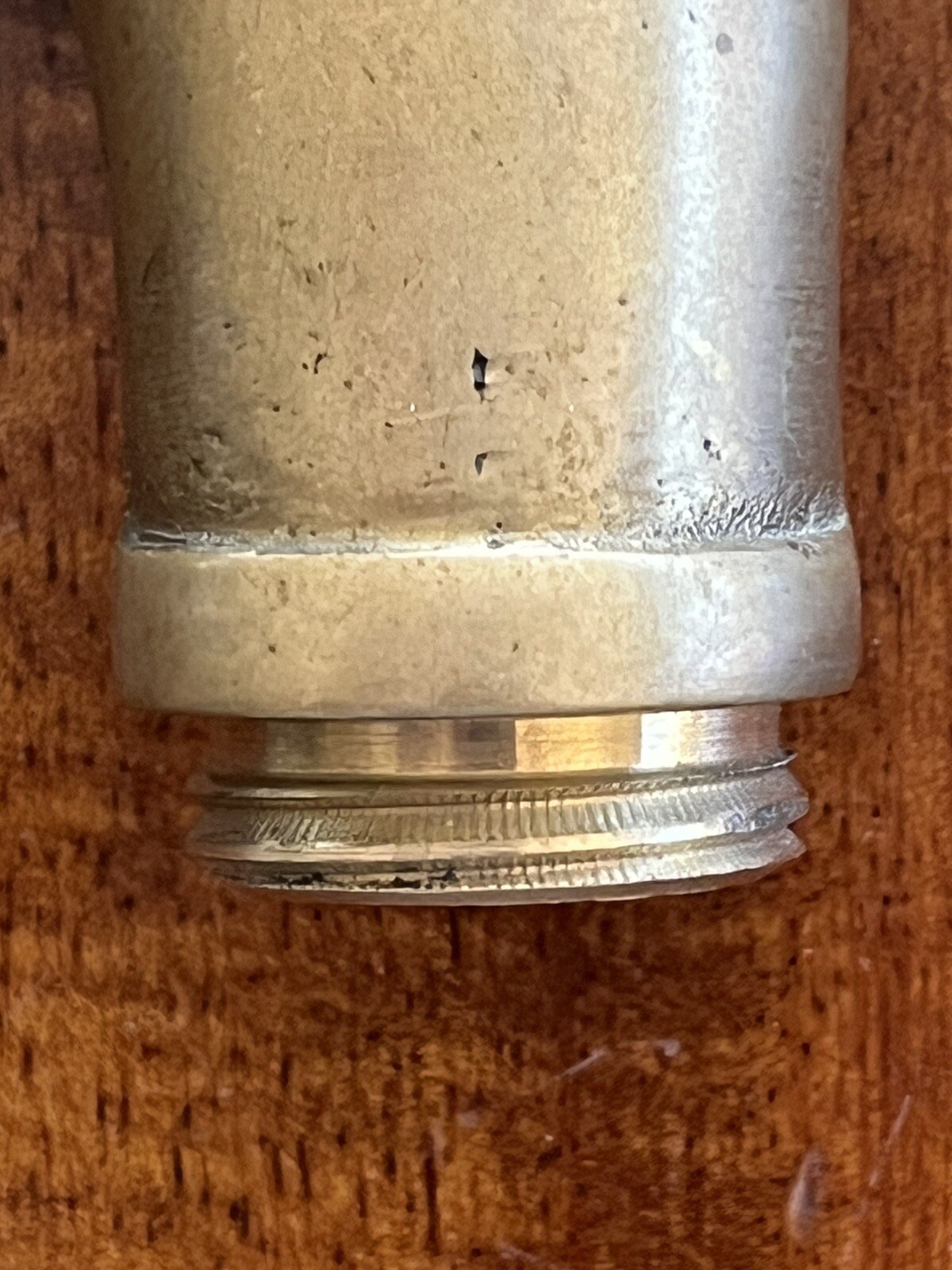 Vintage Solid Brass Eagle Handle Topper Screw On … - image 6