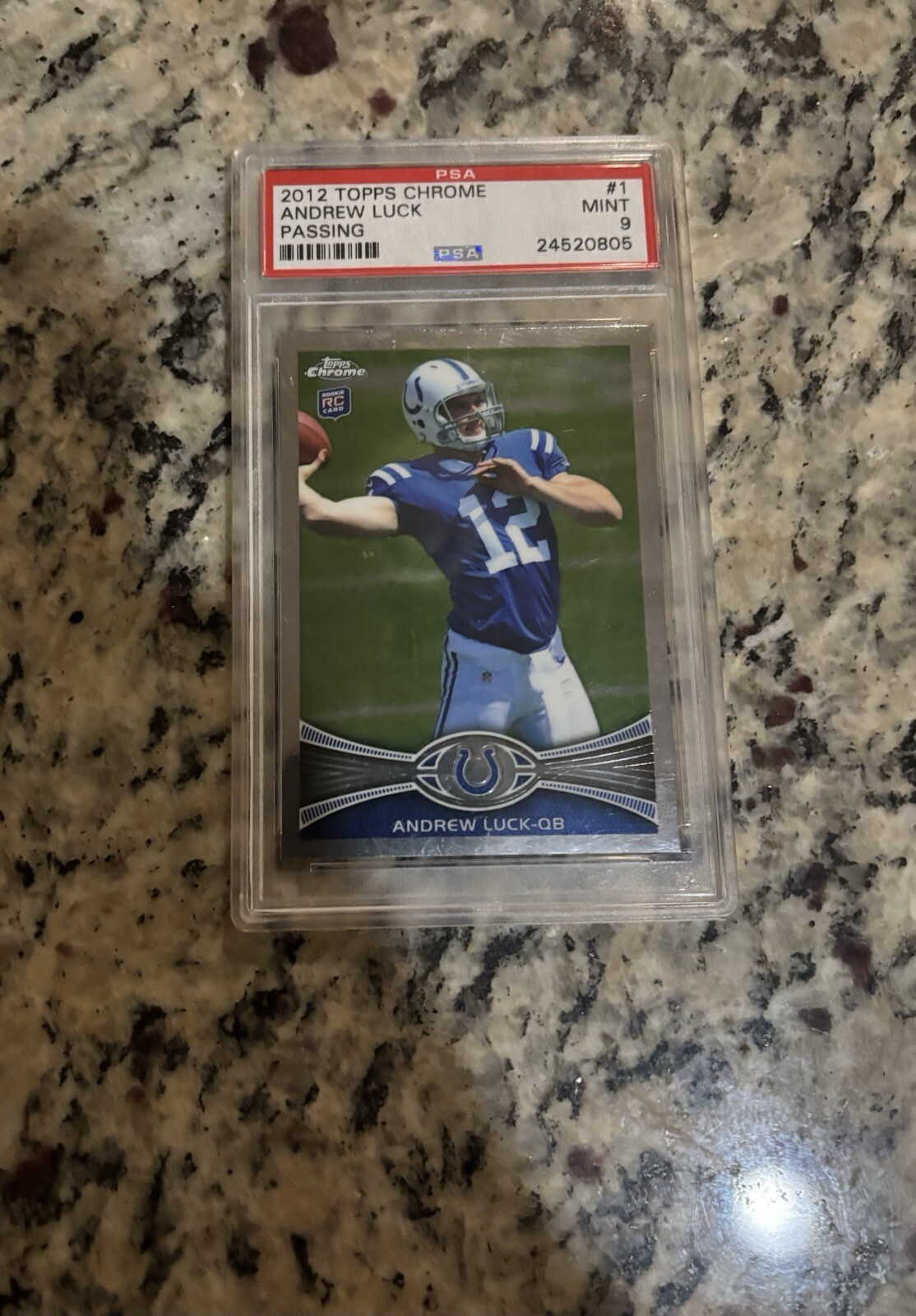 2012 Topps Chrome - Refractor #1 Andrew Luck (RC) PSA 9