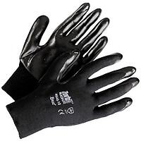 Showa Best Zorbit 4540 schwarz Nitril Handfläche beschichtete Handschuhe (2 Paar)