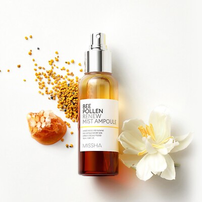 MISSHA Bee Pollen Renew Mist Ampoule 3.38oz / 100ml K-Beauty