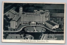 Vinoy Park Hotel Sample Card New England Stationary Boston Mass Vintage Postcard