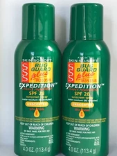 Avon SSS Bug Guard Plus Expedition Aerosol Spray SPF 28, 4 Fl OZ PACK OF 2