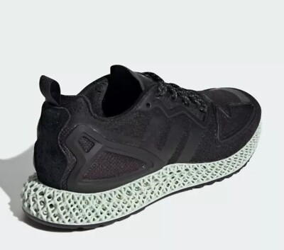 NEW Adidas ZX 2K 4D Men Athletic Shoes, Core Black, FV9027, Size