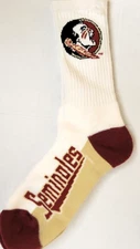 NCAA Florida State Seminoles Men's Socks, New (506-CREW)