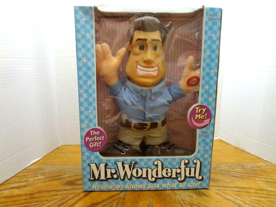 Mr. Wonderful Talking Doll HE ALWAYS KNOWS JUST WHAT TO SAY! NIB