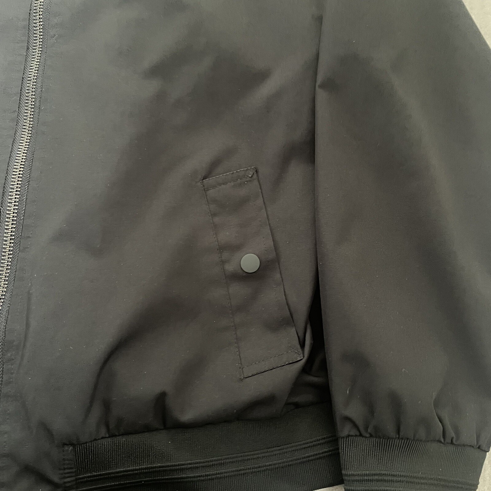 Burton Menswear London Raglan Harrington Jacket Black Size XL eBay