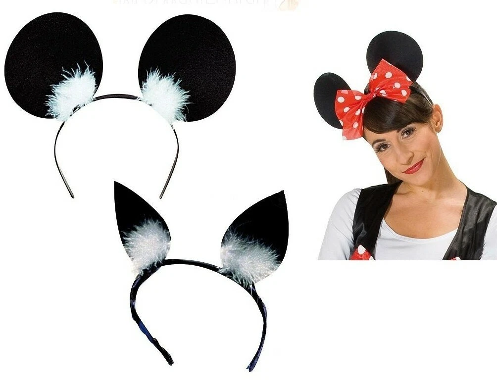 Fascia Minnie DISNEY PARKS minnie Orecchie di topo paillettes vio