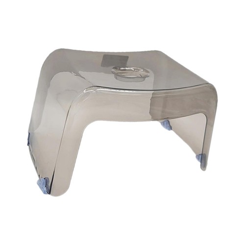Shoe Changing Stool Small Transparent Lightweight Portable Shower Stool Toilet - Picture 2 of 9