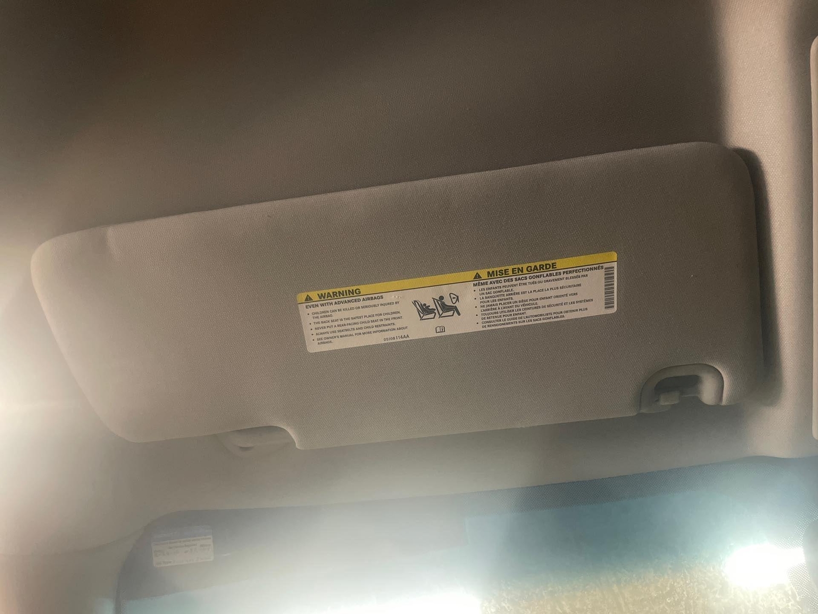 Dodge Pickup 1500 Left Sun Visor Fits 2013-2024 Models