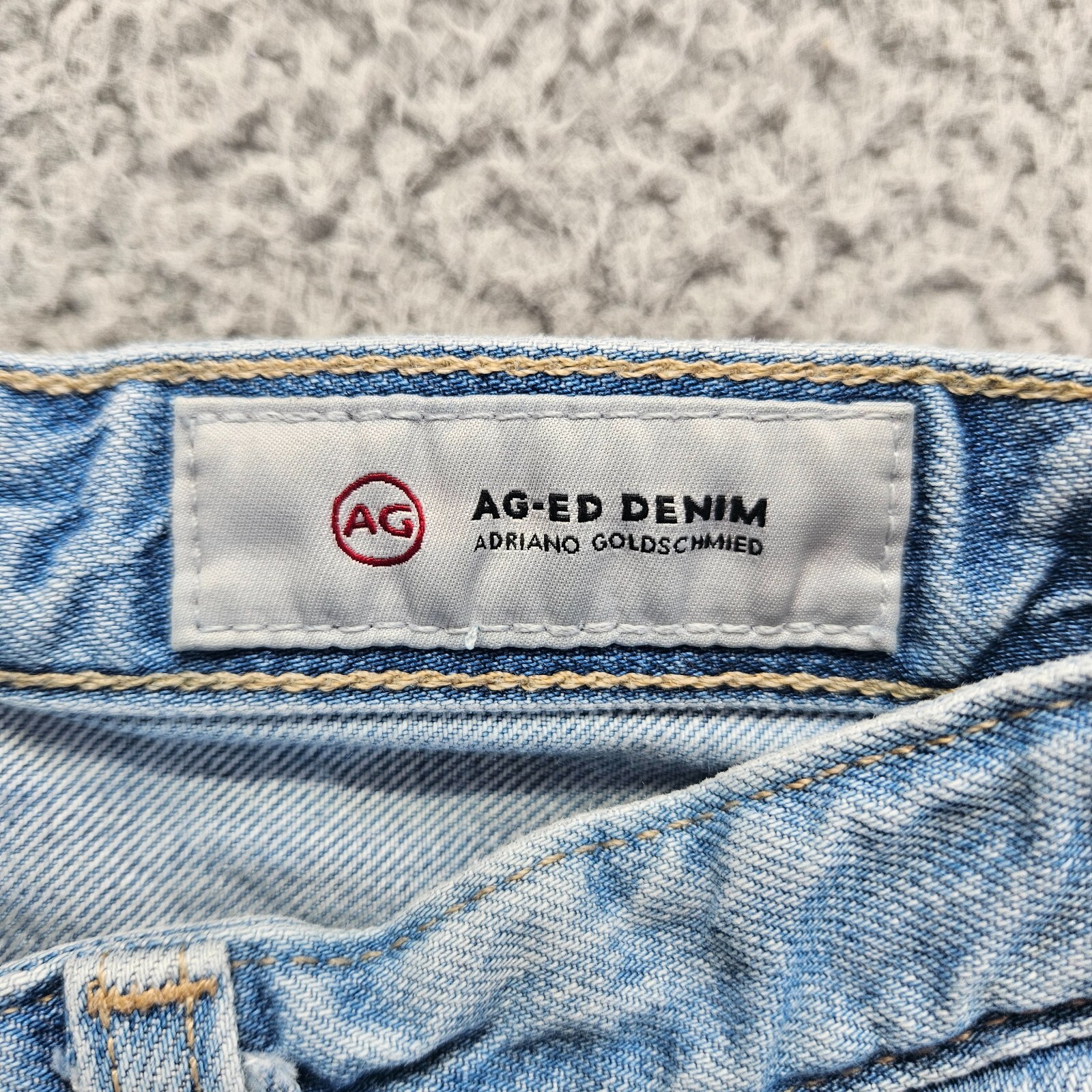 Adriano Goldschmied Jeans Womens 23R The Isabelle High Rise Straight Crop thumbnail 7