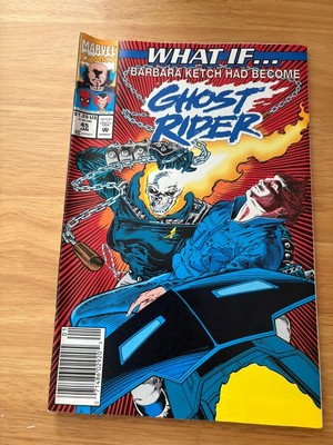 Marvel Comics What If... Barbara Ketch had become Ghost Rider #45 (Jan 1992)