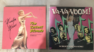 2  X Vinyl - VA-VA-VOOM - Screen Sirens Sing - Marilyn Monroe - Soundtrack -