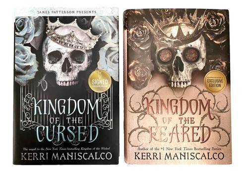 Kingdom of the Cursed SIGNED Novel by Kerri Maniscalco Hardcover