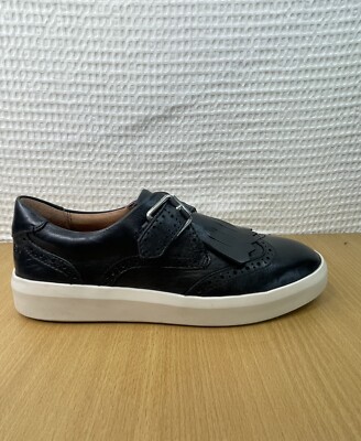 Frye Brea Kiltie Slip On Loafer Shoes Black Leather 3470448 Women’s Size 