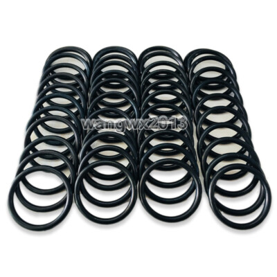 10x Oil Resistant NBR Nitrile Butadiene Rubber 5mm O-Ring Sealing Ring 15-200mm - Foto 3