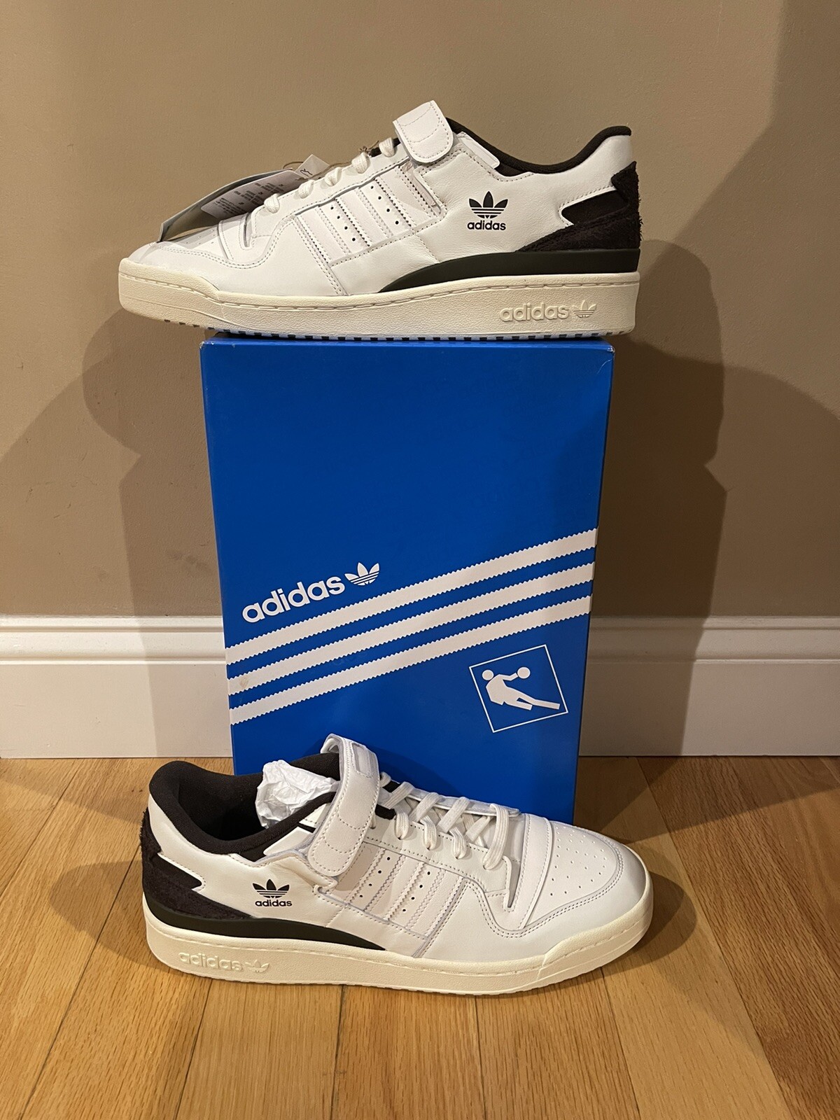 adidas forum 84 cream white brown