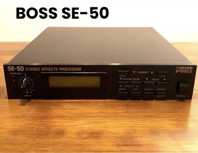 BOSS SE-50 Stereo Effects Processor Rackmount Vintage Multi-Effects Unit