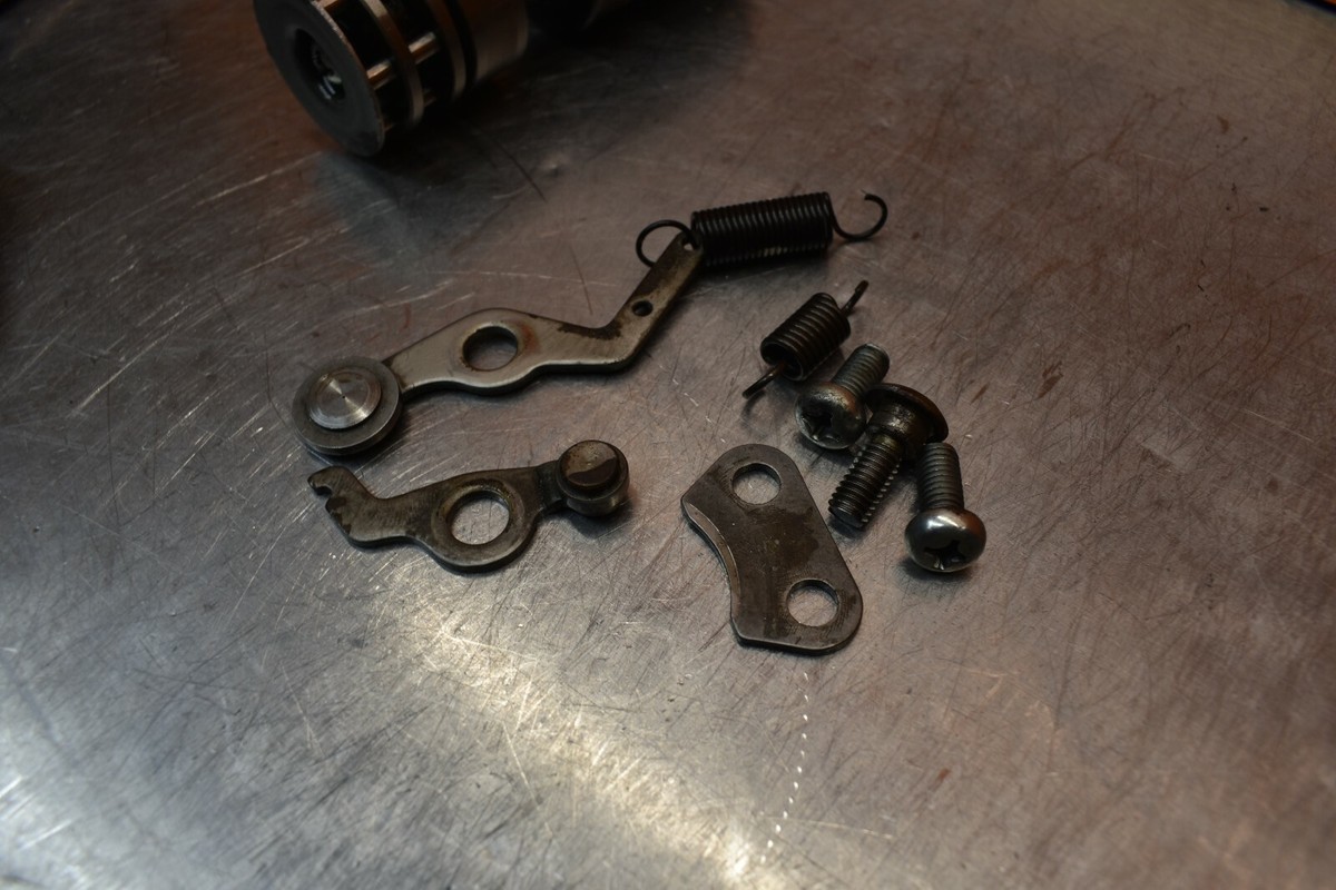1975 1976 Kawasaki KX400 shifting assembly Kx 400 75 76 Ahrma 5wo