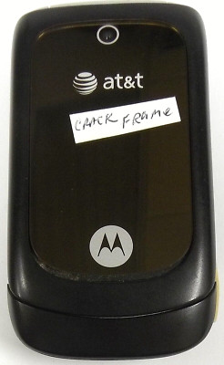 Motorola Moto ROKR / Rocker EM330 - Black ( AT&T ) Rare Cellular Flip Phone READ