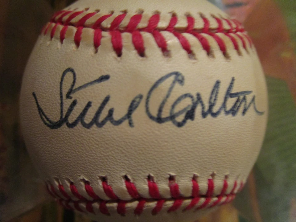 Steve Carlton signed baseball - Image 2 of 3