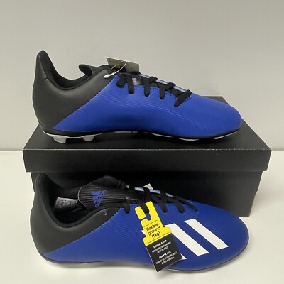 Adidas Kid's X 19.4 FxG Soccer Cleats EF1615 Royal Blue White Black Sz US 5 NEW