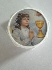 Vintage My First Communion Girls Rosary W Case