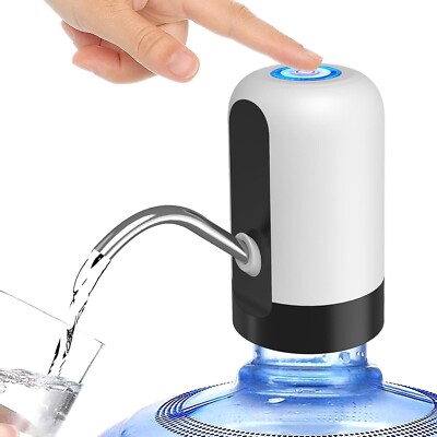 GetKen 5 Gallon Water Table Pump Rechargeable, Water Dispenser for 5 Gallon Bott