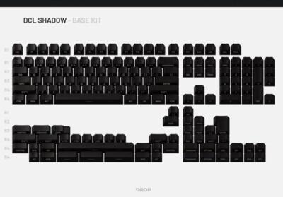Drop DCL Shadow Keycap Set (MDX-37629-1) Open Box