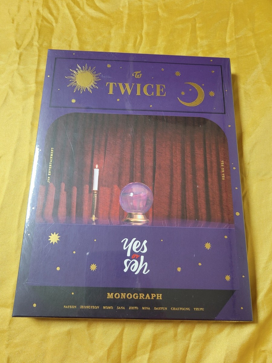 TWICE Yes or Yes MONOGRAPH-(FACTORY SEALED)-Photobook + Photocards
