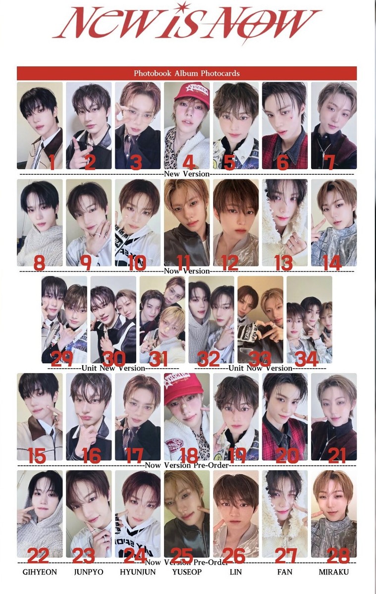 NouerA ファン　New is Now トレカ NouerA - 《New is Now》 Album genuine Official PHOTOCARD