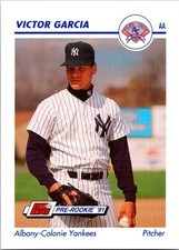 Victor Garcia 1991 Line Drive AA #5 Albany-Colonie Yankees