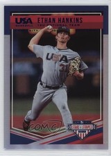 2018 USA Baseball Stars & Stripes Longevity Sapphire 5/49 Ethan Hankins #35 02zw