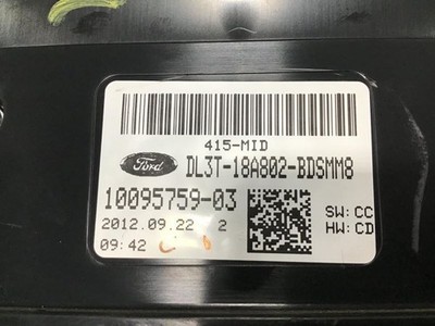 Audio Equipment Radio Control Panel FX2 Fits 13-14 FORD F150 PICKUP 443451