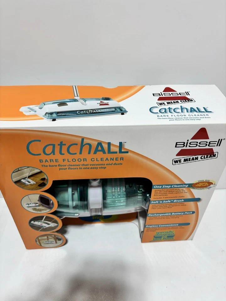 NEW BISSELL Bare Floor Cleaner 3107 Battery Vacuum + Electrostatic Wipe 1 Step - Image 2 of 4