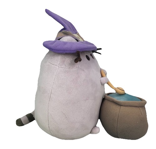 RARE GUND Halloween Pusheen Witch & Light Up Cauldron Plush 2018 - Picture 19 of 21