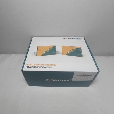 AVMATRIX SE1217 H.265/264 HDMI Streaming Encoder HDMI Input/output Analog Audio