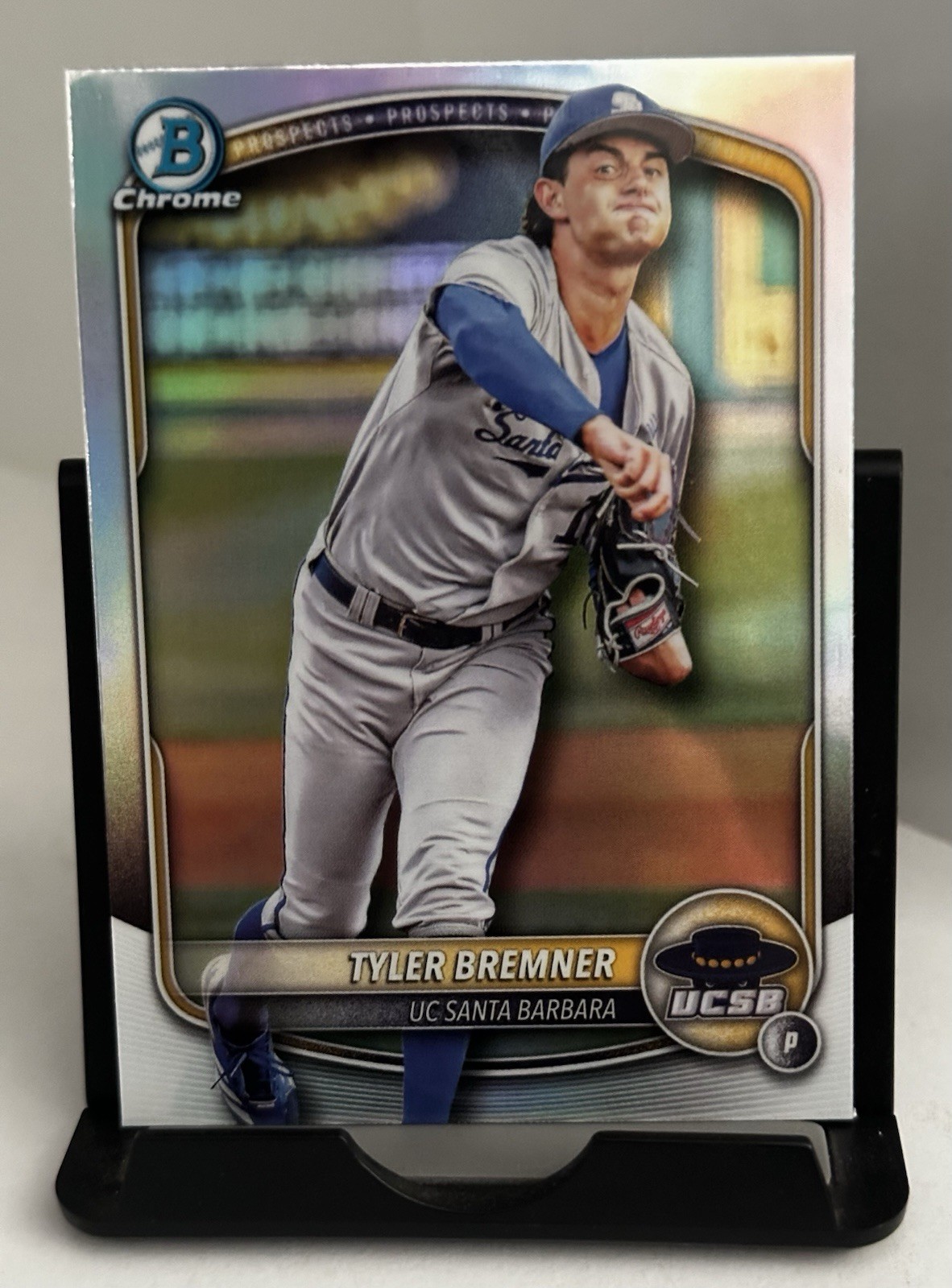 2025 Bowman Draft Chrome Image Variation College SSP Tyler Bremner #BDC-37