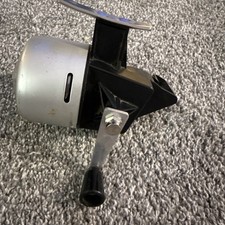 Vintage Abu Abumatic 220 Silver Closed Face Fishing Reel, Sweden