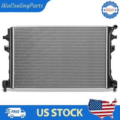 CU13617 Aluminum Radiator Fit 15-19 Volkswagen e-Golf 15-16 Audi A3 5Q0121251FA