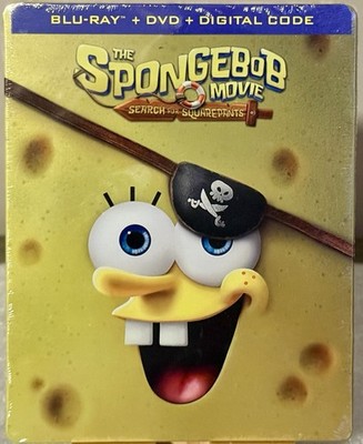 SPONGEBOB Movie: SEARCH FOR SQUARE PANTS 4K BR Limited Ed STEELBOOK w/Protector