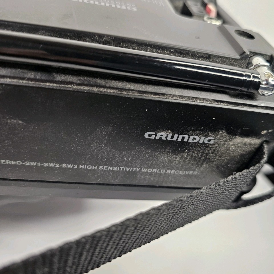 Grundig S350DL AM FM Shortwave Stereo Receiver Radio No Power Cord Free ...