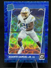 2021 Donruss Optic  Rated Rookie Asante Samuel Jr. #272 Blue Scope Prizm (RC)