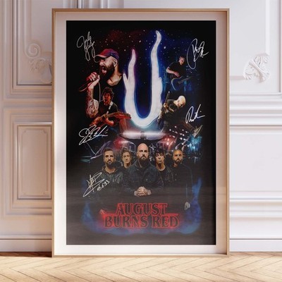 August Burns Red Signed Band Poster Art Print Autographed