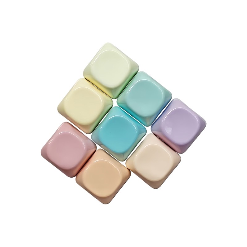 Mirror Smooth Surfaces Mechanical Keyboards Keycaps Colorful Rounded Edges MOA