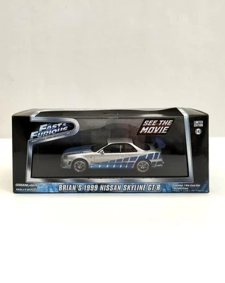 GREENLIGHT BRIAN'S 1999 NISSAN SKYLINE 1/43 SCALE CAR - Photo 1/4