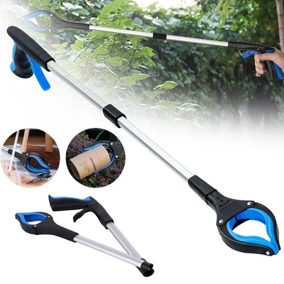 MARKENLOS Profi Greifhilfe Greifzange Greifarm Greifer für Senioren 82cm Seniorenzange