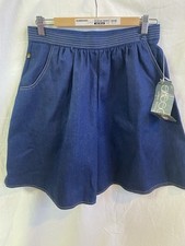 NOS Vintage 70s/early 80s Sasson High Rise Denim Culotte Shorts Modern Size 8